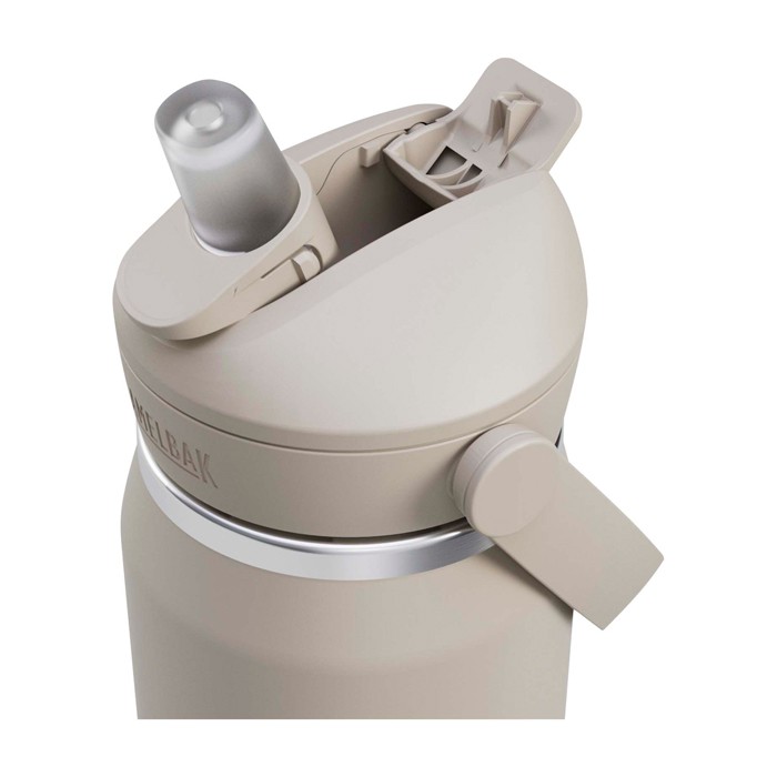 Botella de acero inoxidable 750ml Camelbak® Thrive Flip VSS color gris claro vista detalle 1 Botella de acero inoxidable 750ml Camelbak® Thrive Flip VSS color gris claro vista detalle 1