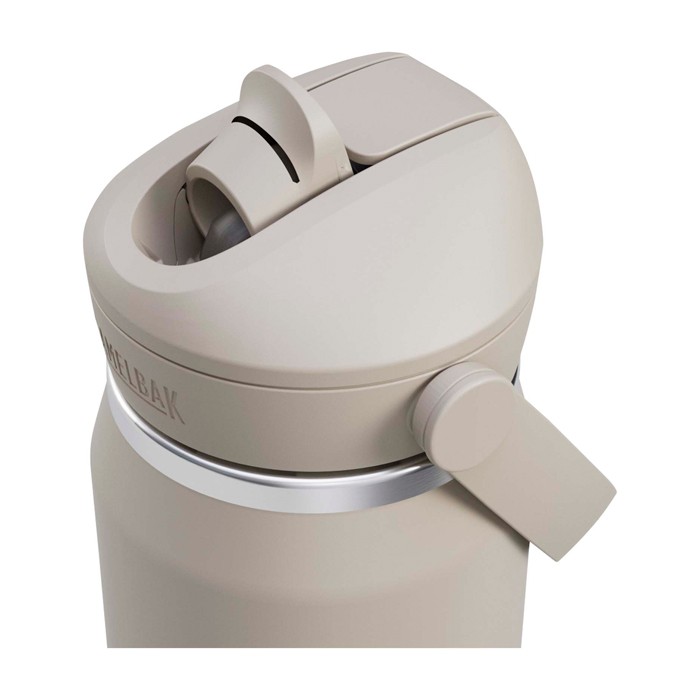 Botella de acero inoxidable 750ml Camelbak® Thrive Flip VSS color gris claro vista detalle 2 Botella de acero inoxidable 750ml Camelbak® Thrive Flip VSS color gris claro vista detalle 2