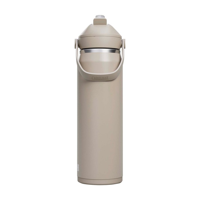 Botella de acero inoxidable 750ml Camelbak® Thrive Flip VSS color gris claro segunda vista frontal Botella de acero inoxidable 750ml Camelbak® Thrive Flip VSS color gris claro segunda vista frontal