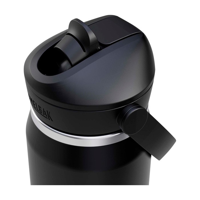 Botella de acero inoxidable 750ml Camelbak® Thrive Flip VSS color negro vista detalle 2 Botella de acero inoxidable 750ml Camelbak® Thrive Flip VSS color negro vista detalle 2