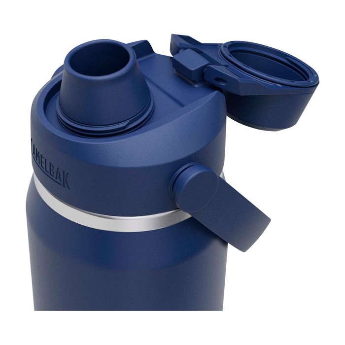 Botella de acero inoxidable con protector antigolpes 750ml Camelbak® Thrive Chug VSS color azul marino vista detalle 1 Botella de acero inoxidable con protector antigolpes 750ml Camelbak® Thrive Chug VSS color azul marino vista detalle 1