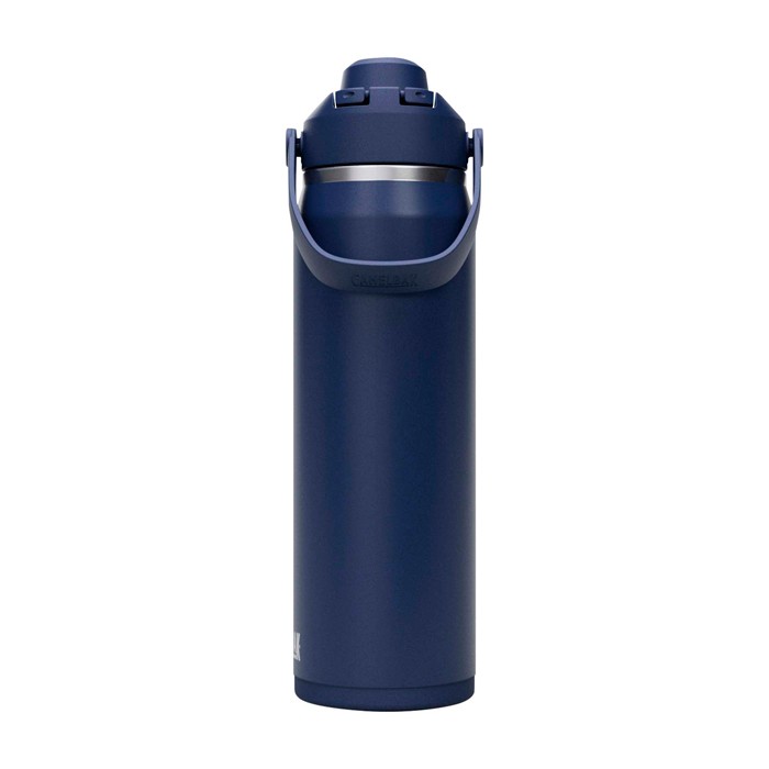 Botella de acero inoxidable con protector antigolpes 750ml Camelbak® Thrive Chug VSS color azul marino segunda vista frontal Botella de acero inoxidable con protector antigolpes 750ml Camelbak® Thrive Chug VSS color azul marino segunda vista frontal
