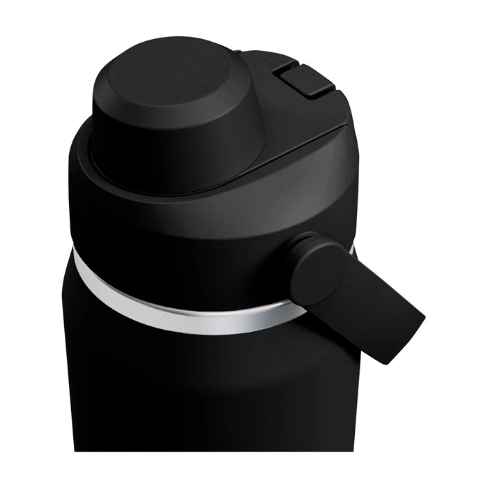 Botella de acero inoxidable con protector antigolpes 750ml Camelbak® Thrive Chug VSS color negro vista detalle 2 Botella de acero inoxidable con protector antigolpes 750ml Camelbak® Thrive Chug VSS color negro vista detalle 2