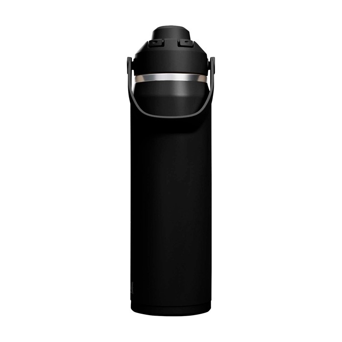Botella de acero inoxidable con protector antigolpes 750ml Camelbak® Thrive Chug VSS color negro segunda vista frontal Botella de acero inoxidable con protector antigolpes 750ml Camelbak® Thrive Chug VSS color negro segunda vista frontal