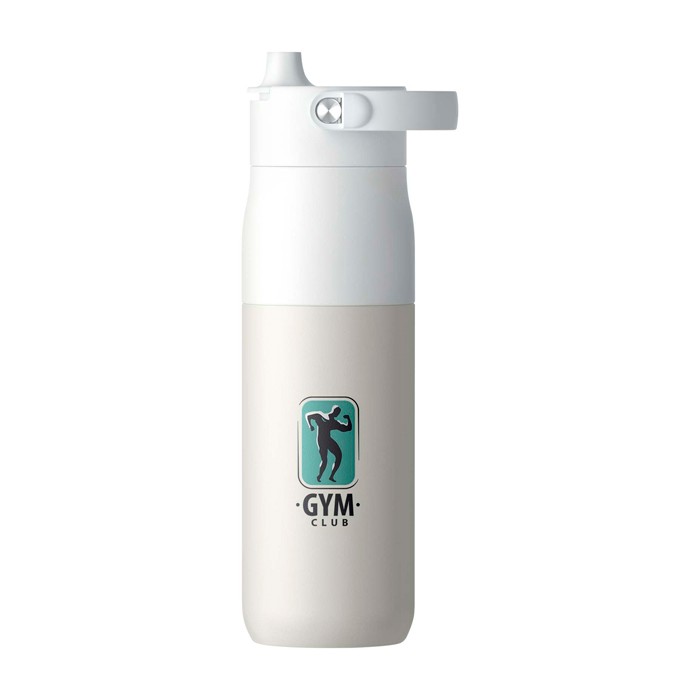 Botella inteligente con filtro de agua y app de rastreo 680ml LARQ PureVisTM 2.0 color blanco vista impresión tampografía Botella inteligente con filtro de agua y app de rastreo 680ml LARQ PureVisTM 2.0 color blanco vista impresión tampografía
