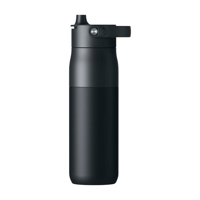 Botella inteligente con filtro de agua y app de rastreo 680ml LARQ PureVisTM 2.0 color negro segunda vista trasera Botella inteligente con filtro de agua y app de rastreo 680ml LARQ PureVisTM 2.0 color negro segunda vista trasera