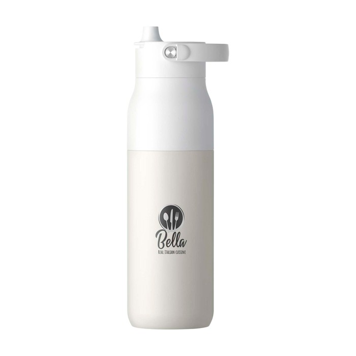 Botella inteligente con filtro de agua y app de rastreo 1L LARQ PureVisTM 2.0 color blanco vista impresión tampografía Botella inteligente con filtro de agua y app de rastreo 1L LARQ PureVisTM 2.0 color blanco vista impresión tampografía