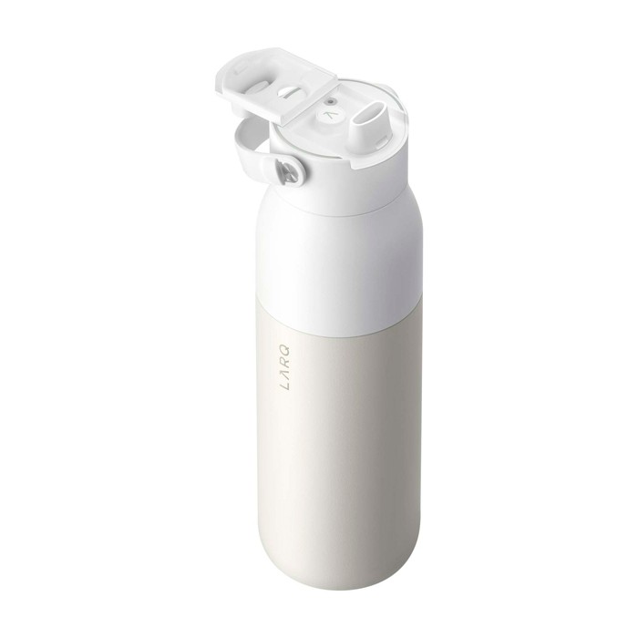 Botella inteligente con filtro de agua y app de rastreo 1L LARQ PureVisTM 2.0 color blanco segunda vista Botella inteligente con filtro de agua y app de rastreo 1L LARQ PureVisTM 2.0 color blanco segunda vista