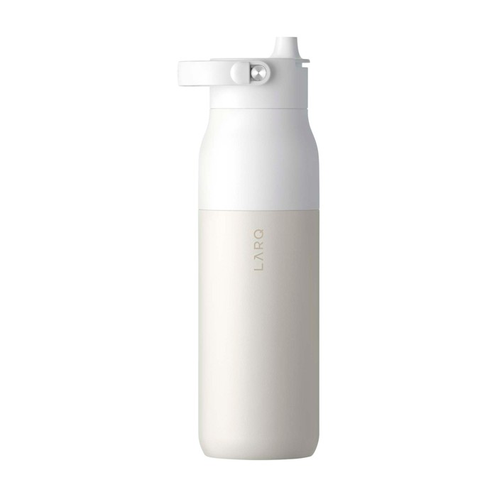 Botella inteligente con filtro de agua y app de rastreo 1L LARQ PureVisTM 2.0 color blanco segunda vista frontal Botella inteligente con filtro de agua y app de rastreo 1L LARQ PureVisTM 2.0 color blanco segunda vista frontal
