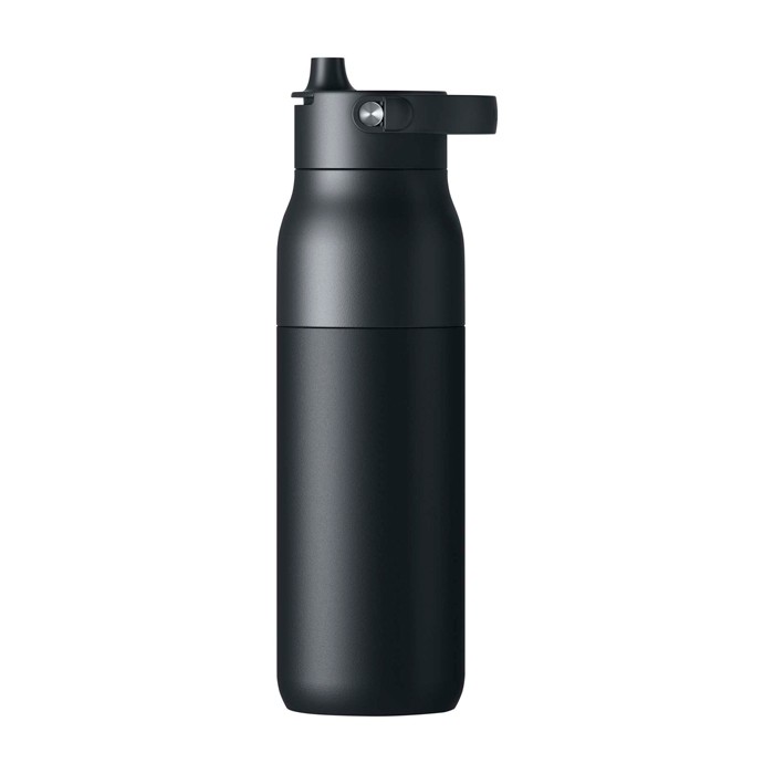 Botella inteligente con filtro de agua y app de rastreo 1L LARQ PureVisTM 2.0 color negro segunda vista trasera Botella inteligente con filtro de agua y app de rastreo 1L LARQ PureVisTM 2.0 color negro segunda vista trasera