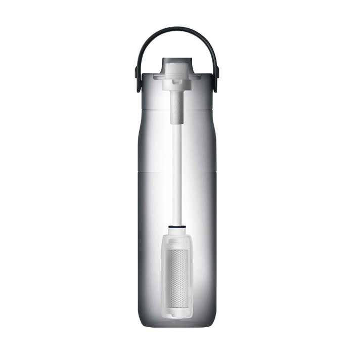 Botella térmica con filtro purificador de agua incoporado 680ml LARQ Swig Top color negro tercera vista