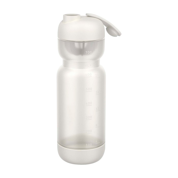 Shaker de plástico con mezclador incluido 800ml Mepal Shaker color blanco segunda vista