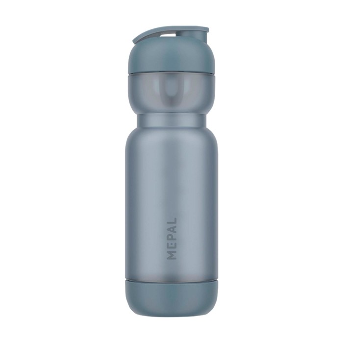 Shaker de plástico con mezclador incluido 800ml Mepal Shaker color azul