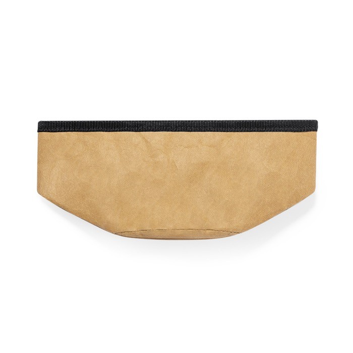 Bowl plegable de papel reciclado laminado para mascotas 1.3L color marrón claro segunda vista