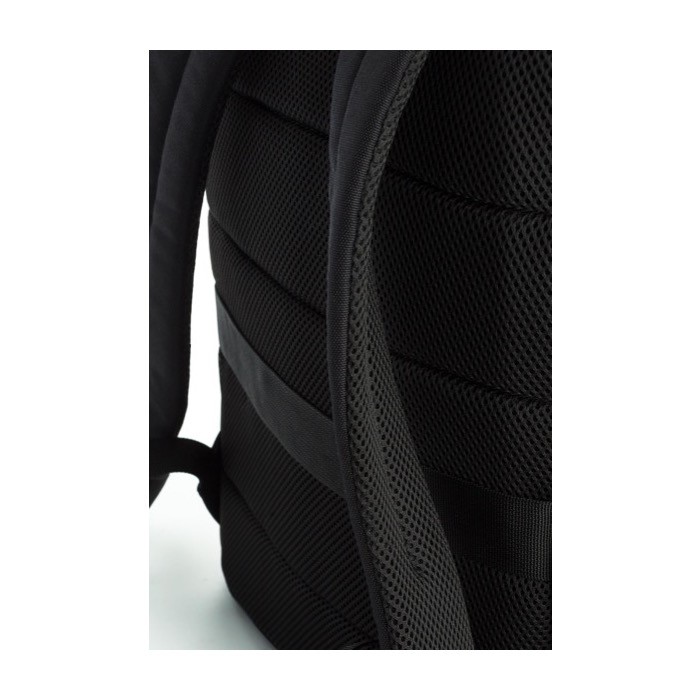 Mochila para portátil hecha de poliéster con correa para trolley 15'' color negro sexta vista Mochila para portátil hecha de poliéster con correa para trolley 15'' color negro sexta vista