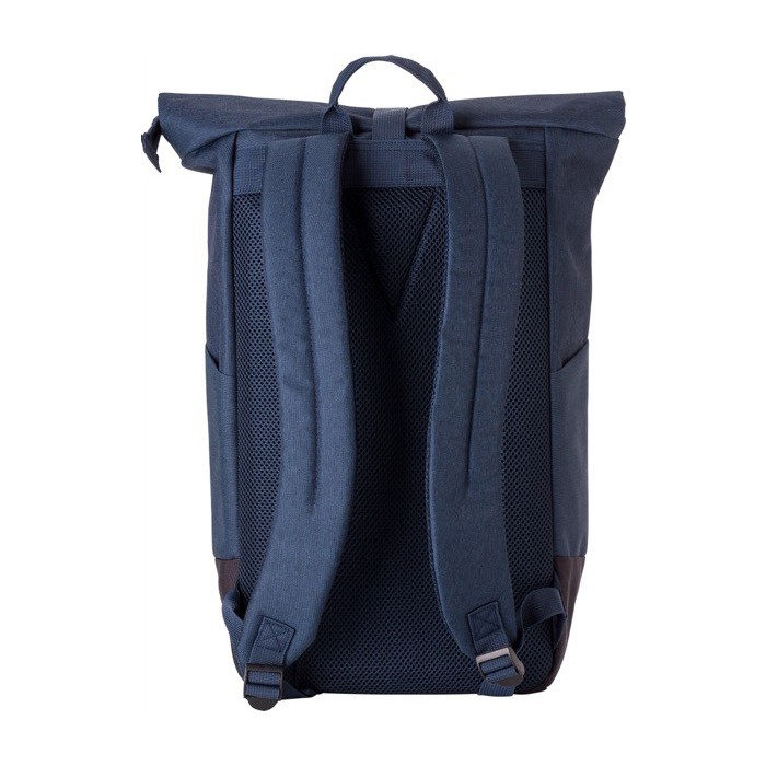 Mochila roll-top para portátil con tirantes acolchados 15'' color azul sexta vista Mochila roll-top para portátil con tirantes acolchados 15'' color azul sexta vista