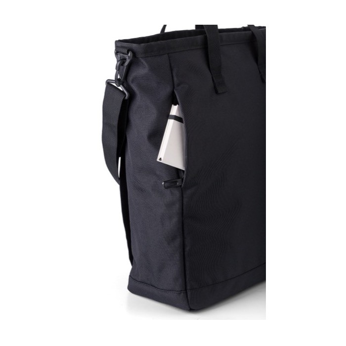 Mochila para portátil con 2 bolsillos con cierre de velcro 15'' color negro quinta vista