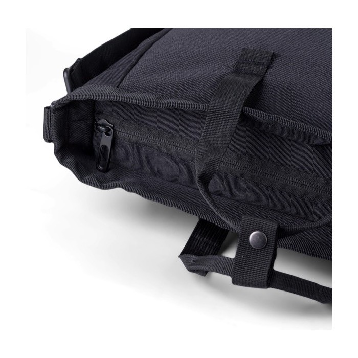 Mochila para portátil con 2 bolsillos con cierre de velcro 15'' color negro sexta vista