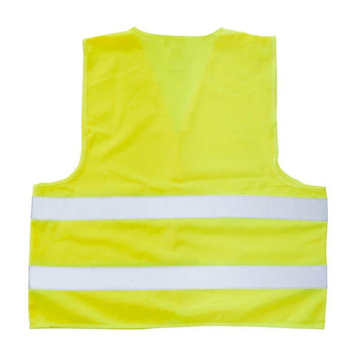 Chaleco de alta visibilidad para uso profesional XL RFX™ color amarillo fluorescente segunda vista trasera