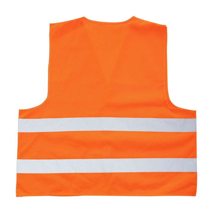 Chaleco de alta visibilidad para uso profesional XL RFX™ color naranja fluorescente segunda vista trasera