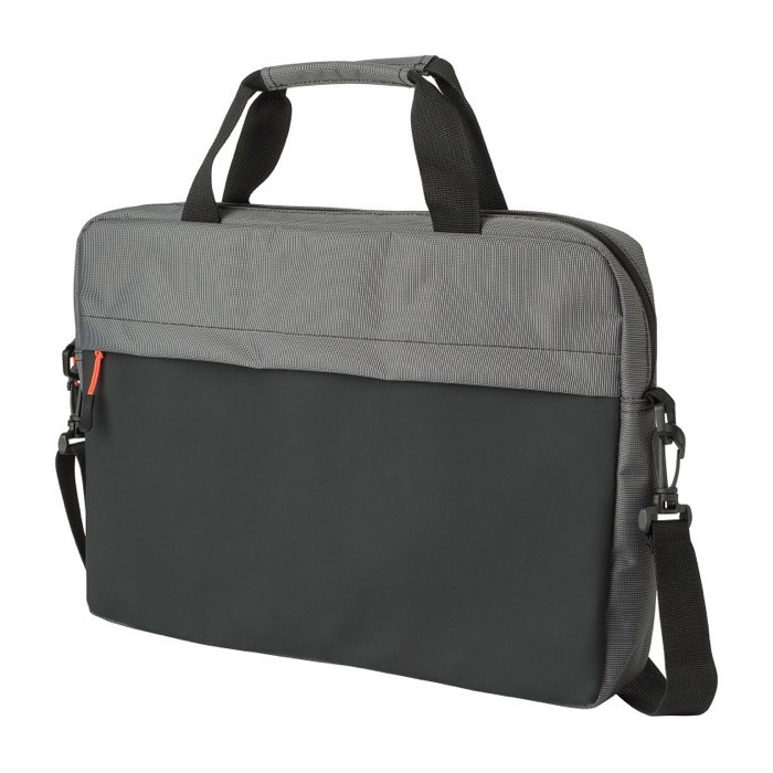 Maletín bicolor para portátil bicolor con doble asas 15'' color gris primera vista Maletín bicolor para portátil bicolor con doble asas 15'' color gris primera vista