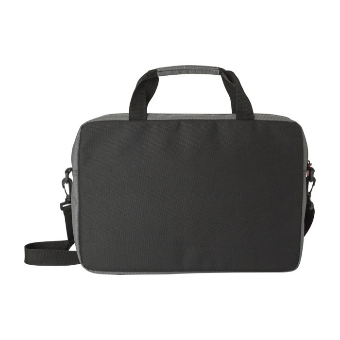 Maletín bicolor para portátil bicolor con doble asas 15'' color gris segunda vista Maletín bicolor para portátil bicolor con doble asas 15'' color gris segunda vista