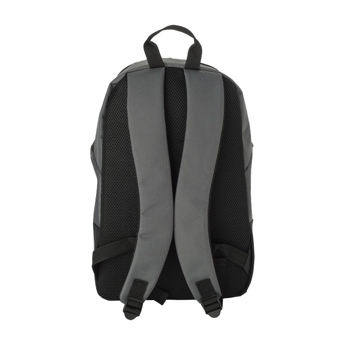 Mochila bicolor para portátil con detalles a color en cremallera 15'' color gris tercera vista Mochila bicolor para portátil con detalles a color en cremallera 15'' color gris tercera vista