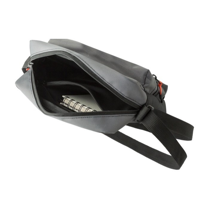 Mochila bicolor para portátil con detalles a color en cremallera 15'' color gris quinta vista Mochila bicolor para portátil con detalles a color en cremallera 15'' color gris quinta vista