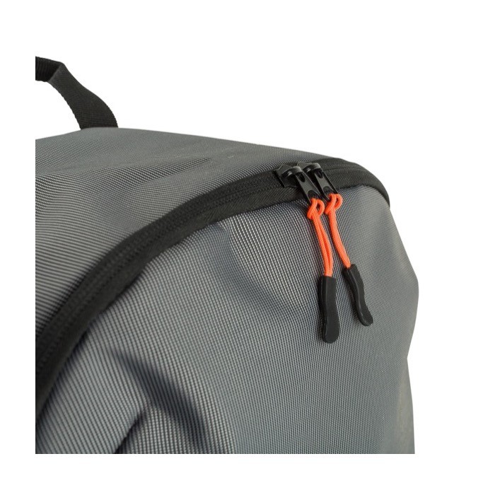 Mochila bicolor para portátil con detalles a color en cremallera 15'' color gris novena vista Mochila bicolor para portátil con detalles a color en cremallera 15'' color gris novena vista