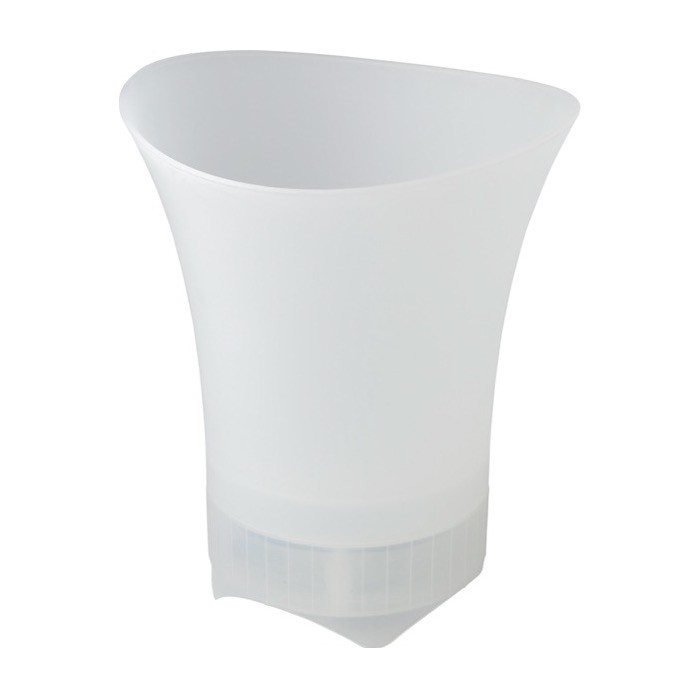 Cubitera personalizada de ABS con luces de colores y altavoz incluido color blanco sexta vista Cubitera personalizada de ABS con luces de colores y altavoz incluido color blanco sexta vista