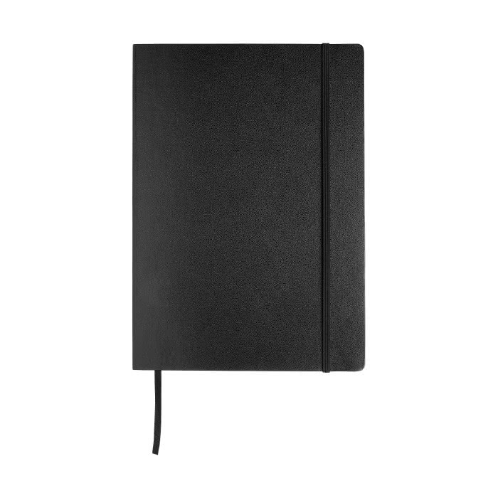 Libreta de calidad para ejecutivos color negro vista delantera Libreta de calidad para ejecutivos color negro vista delantera