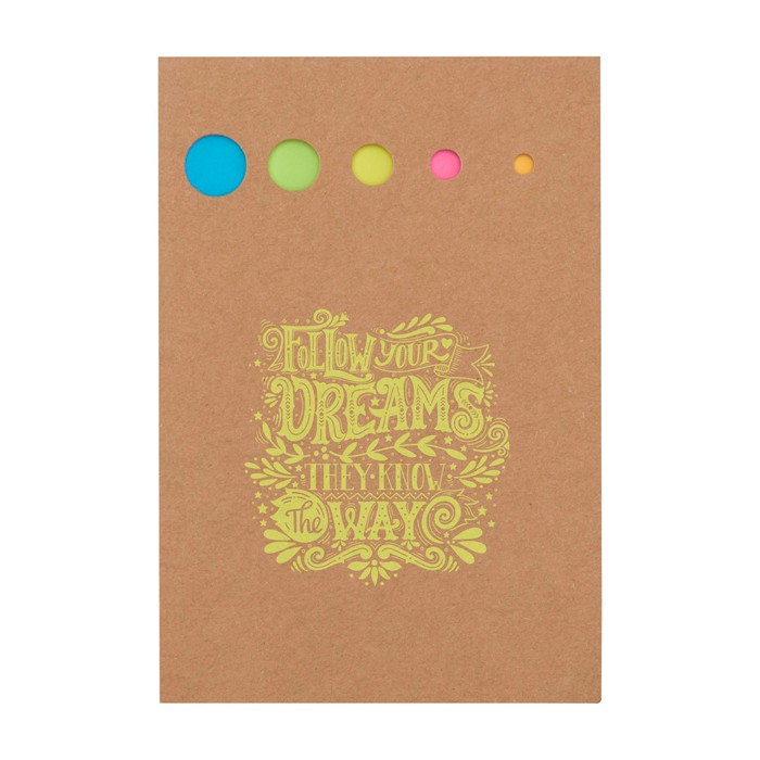 Marcapáginas de madera con notas adhesivas equeñas y grandes color natural vista impresión tampografía Marcapáginas de madera con notas adhesivas equeñas y grandes color natural vista impresión tampografía