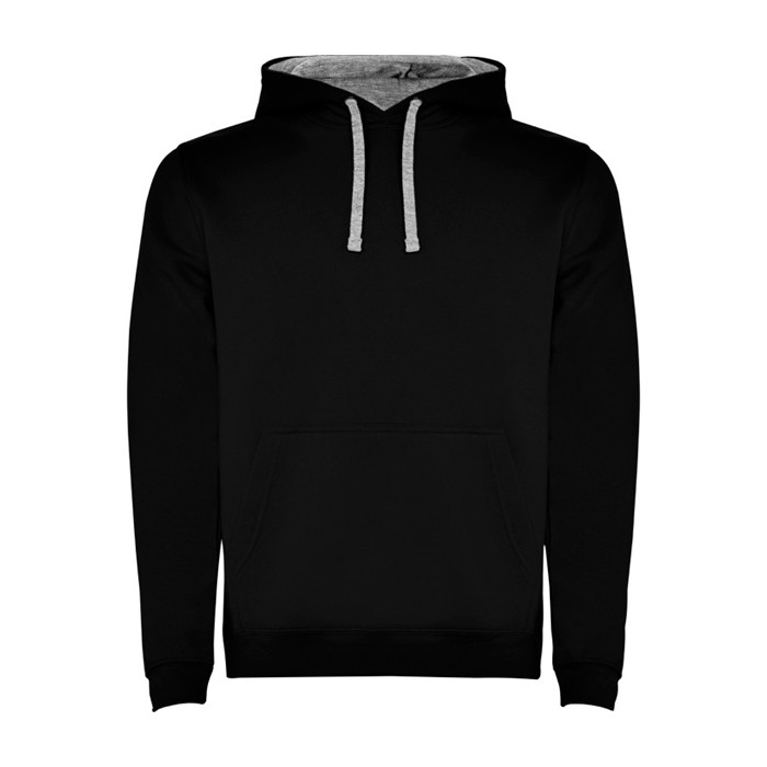 Sudadera de algodón y poliéster 280 g/m2 Roly Direct Urban color gris claro segunda vista