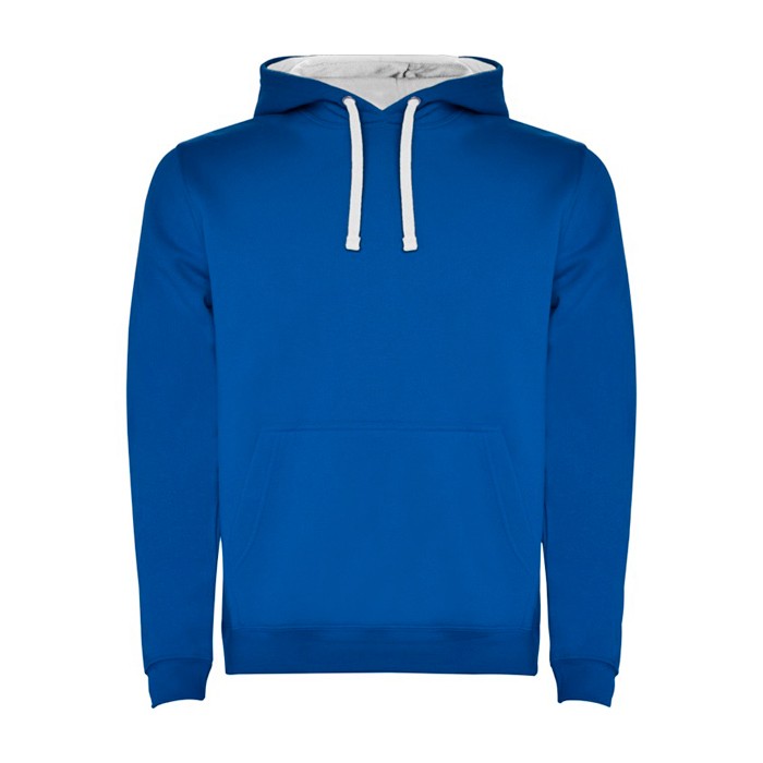 Sudadera de algodón y poliéster 280 g/m2 Roly Direct Urban color azul bondi segunda vista