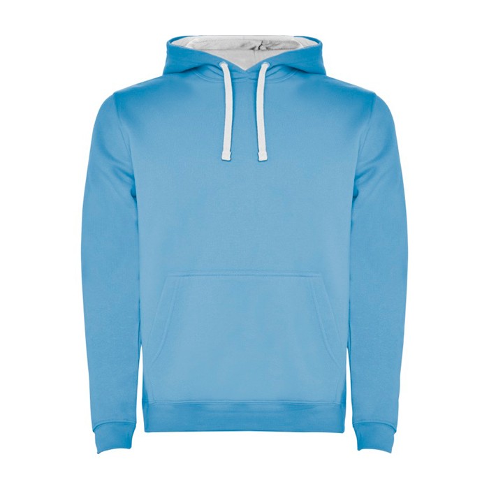 Sudadera de algodón y poliéster 280 g/m2 Roly Direct Urban color azul pastel segunda vista