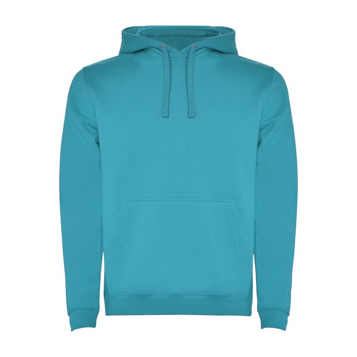 Sudadera de algodón y poliéster 280 g/m2 Roly Direct Urban color turquesa segunda vista