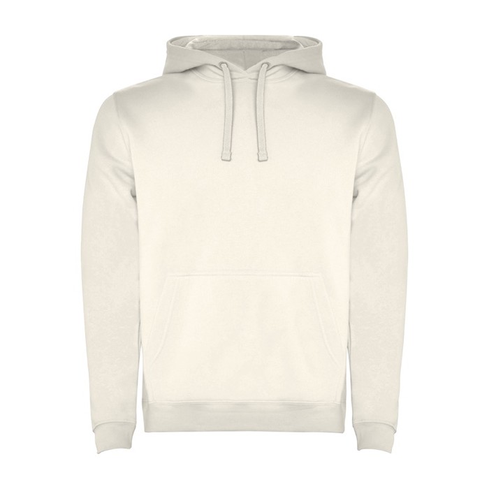 Sudadera de algodón y poliéster 280 g/m2 Roly Direct Urban color blanco roto segunda vista