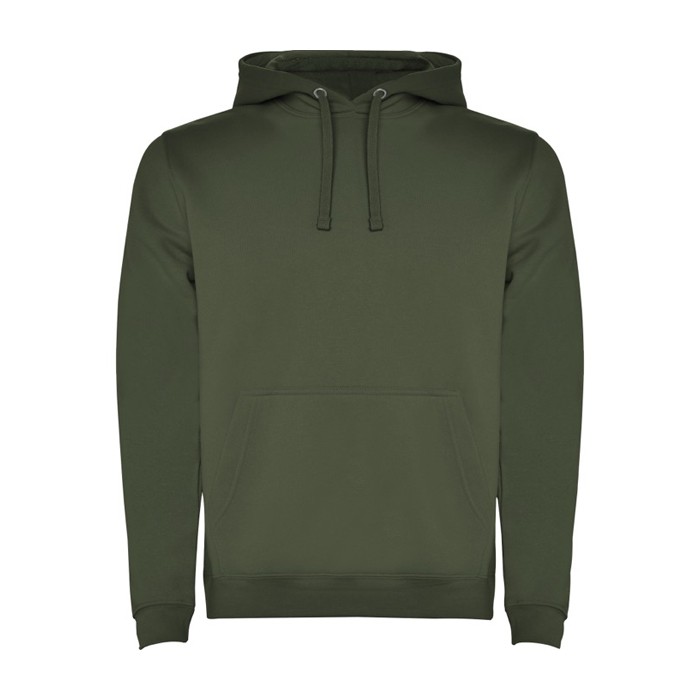 Sudadera de algodón y poliéster 280 g/m2 Roly Direct Urban color verde oscuro segunda vista