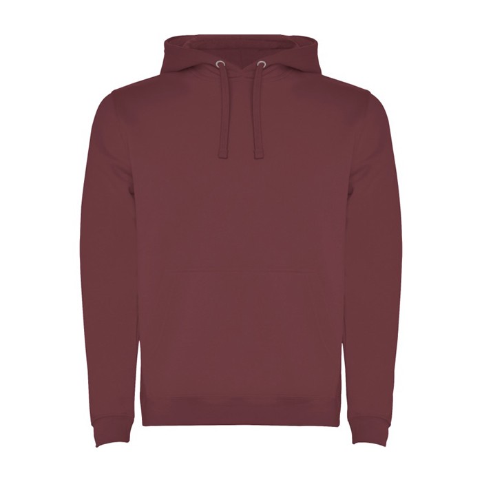 Sudadera de algodón y poliéster 280 g/m2 Roly Direct Urban color caoba segunda vista