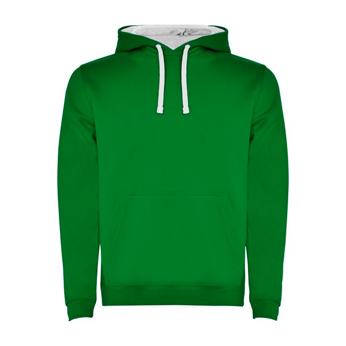 Sudadera de algodón y poliéster 280 g/m2 Roly Direct Urban color verde segunda vista