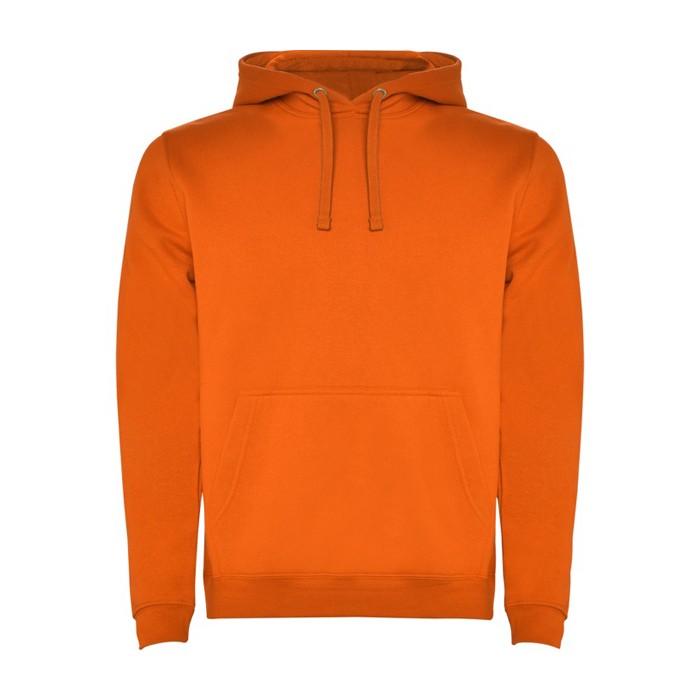 Sudadera de algodón y poliéster 280 g/m2 Roly Direct Urban color naranja segunda vista