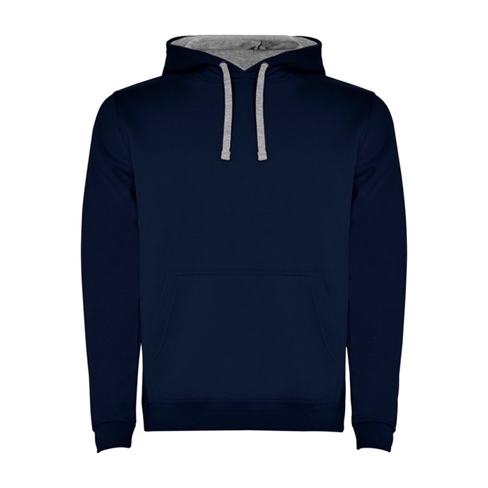 Sudadera de algodón y poliéster 280 g/m2 Roly Direct Urban color azul oscuro segunda vista