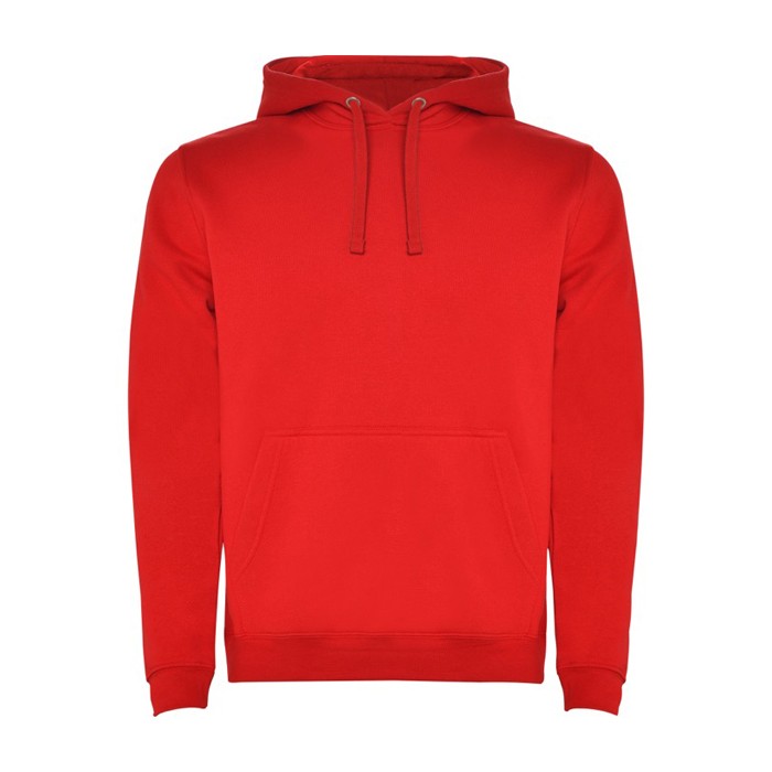 Sudadera de algodón y poliéster 280 g/m2 Roly Direct Urban color rojo segunda vista