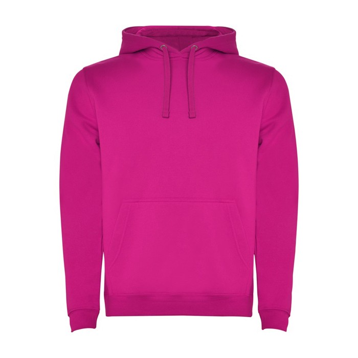 Sudadera de algodón y poliéster 280 g/m2 Roly Direct Urban color rosa segunda vista