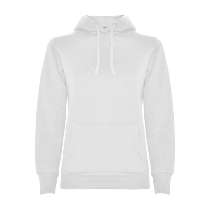 Sudadera de algodón y poliéster slim fit para mujer 280 g/m2 Roly Direct Urban color blanco segunda vista Sudadera de algodón y poliéster slim fit para mujer 280 g/m2 Roly Direct Urban color blanco segunda vista
