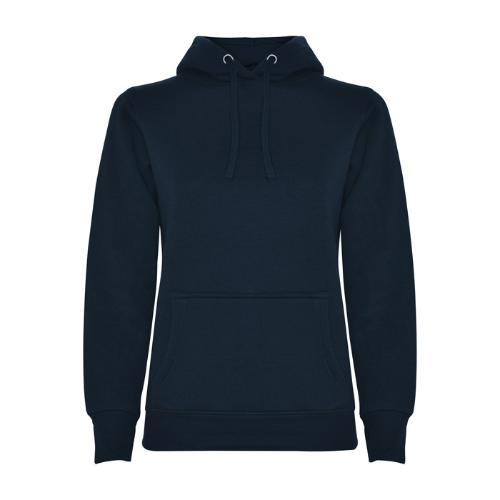 Sudadera de algodón y poliéster slim fit para mujer 280 g/m2 Roly Direct Urban color azul marino segunda vista Sudadera de algodón y poliéster slim fit para mujer 280 g/m2 Roly Direct Urban color azul marino segunda vista