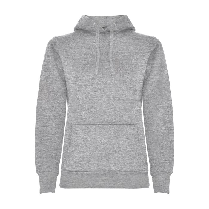 Sudadera de algodón y poliéster slim fit para mujer 280 g/m2 Roly Direct Urban color gris segunda vista Sudadera de algodón y poliéster slim fit para mujer 280 g/m2 Roly Direct Urban color gris segunda vista