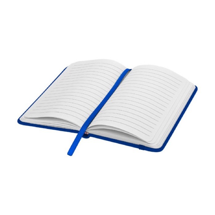 Cuadernos de bolsillo barato en color vivo A6 hojas a rayas Notes color azul real segunda vista