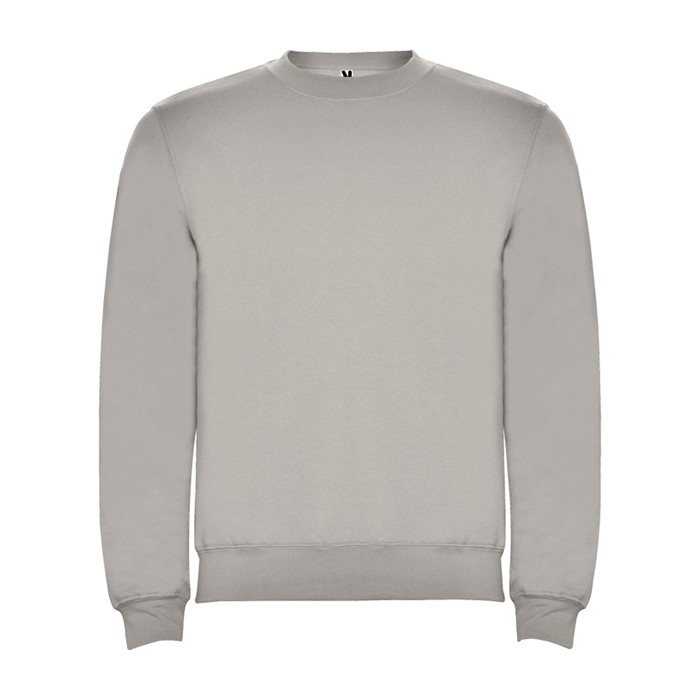 Jersey de algodón y poliéster con puños canalé 280 g/m2 Roly Direct Clasica color gris segunda vista