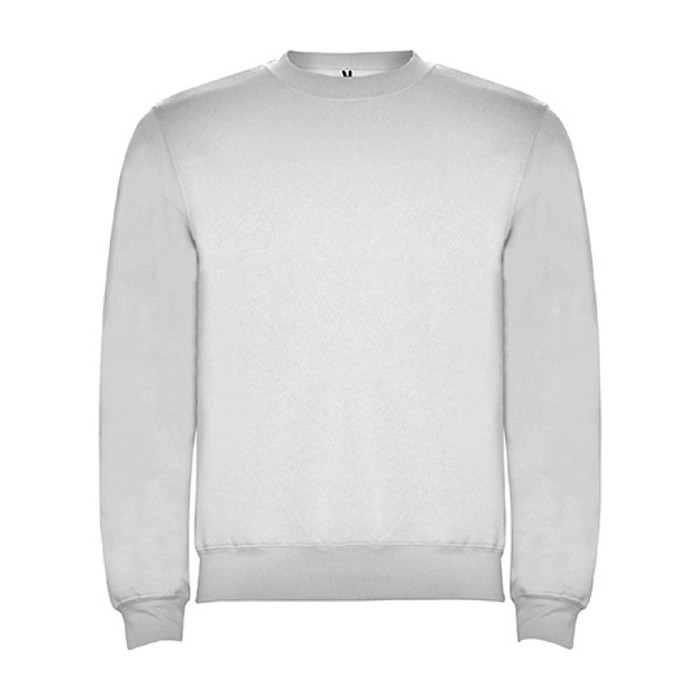 Jersey de algodón y poliéster con puños canalé 280 g/m2 Roly Direct Clasica color gris jaspeado segunda vista